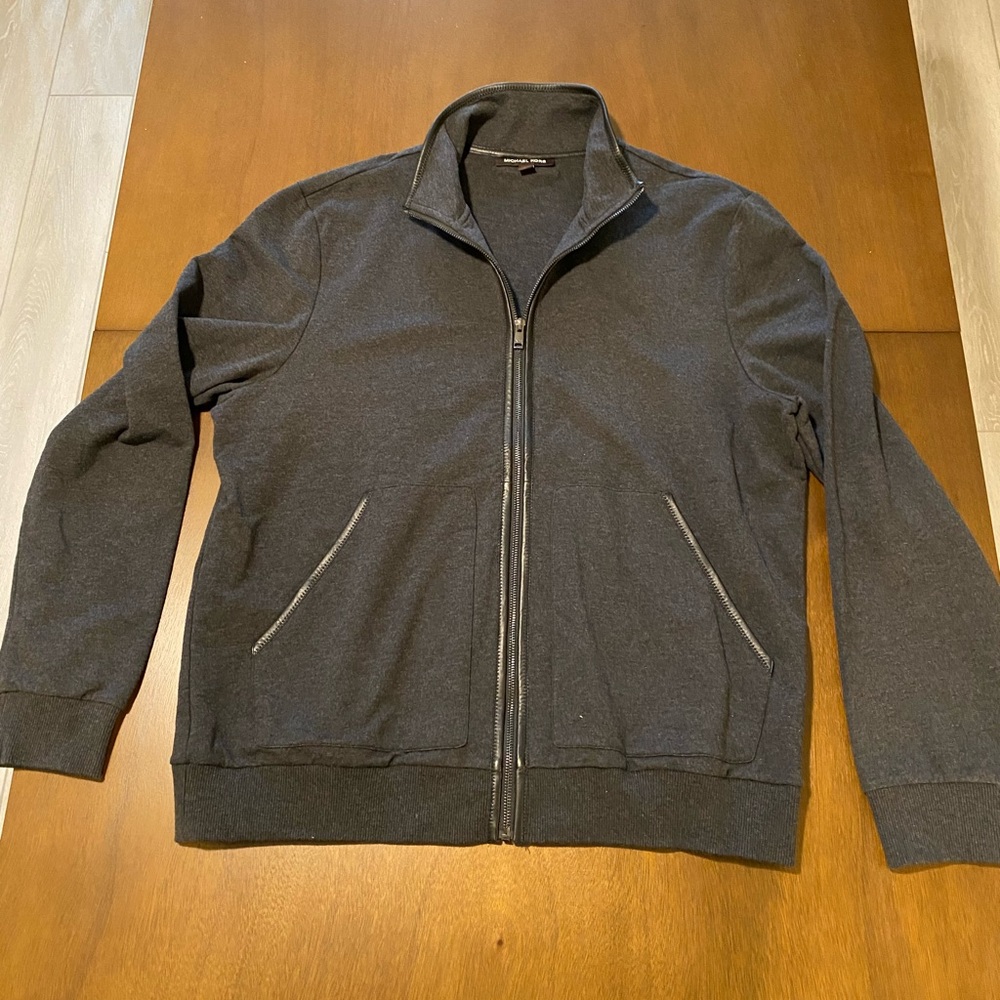 Michael Kors XL Grey Full Zip Jacket